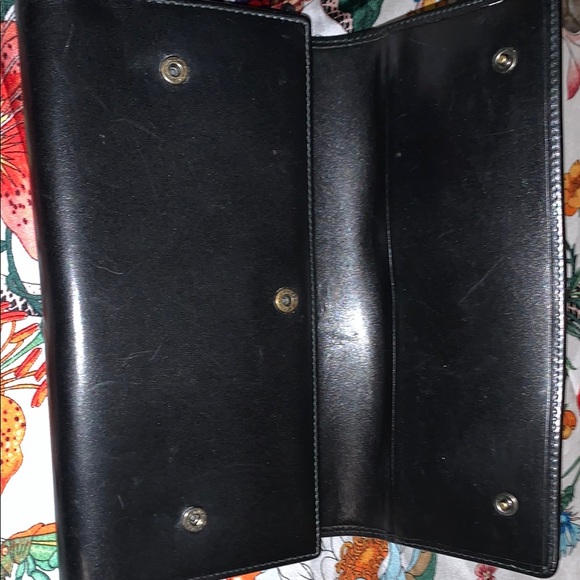 Coach Black Leather long  Wallet - Picture 6 of 7